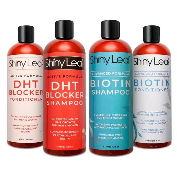 Shiny Leaf Biotin and DHT Blocker Hair Growth Shampoo and