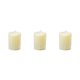 thumbnail image 3 of Matsuzay Lámpara de de decoración LED sin llama de luz de té de plástico eléctrico con luz de vela, superficie acanalada, beige Type1 NO1, 3 of 6