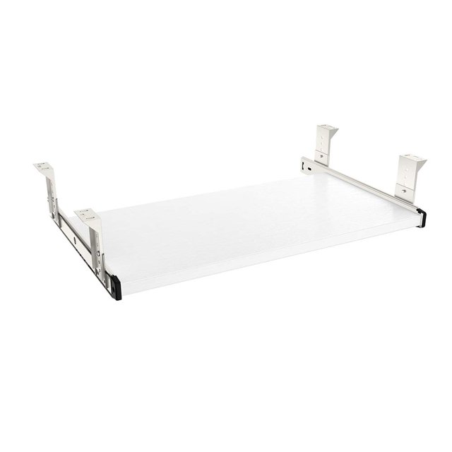 FRMSAET Accesorios para muebles Productos de oficina Trajes Hardware 20/24/30 pulgadas Bandeja para cajón de teclado Soporte de madera Debajo del escritorio Plataforma de altura ajustable. (20 pulgada