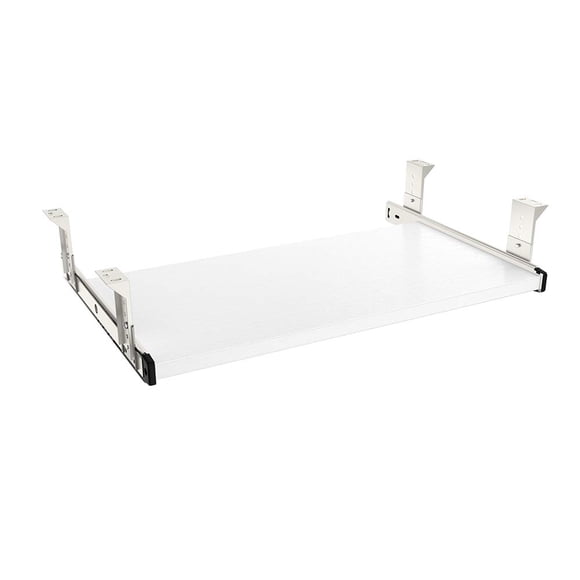 FRMSAET Accesorios para muebles Productos de oficina Trajes Hardware 20/24/30 pulgadas Bandeja para cajón de teclado Soporte de madera Debajo del escritorio Plataforma de altura ajustable. (20 pulgada