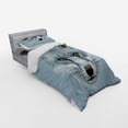thumbnail image 2 of Ambesonne Animal Bedding Set 3 Pcs, Fluffy Forest Creature, Twin, Pale Blue, 2 of 2