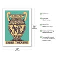 thumbnail image 2 of Ruth St. Denis & Ted Shawn - Dance Pagent of Egypt Greece India - Greek Theatre - Vintage Dance Poster c.1916 - Bamboo Fine Art 290gsm Paper (Unframed) 12x16in, 2 of 4