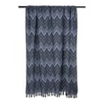 thumbnail image 2 of DII Nautical Blue Cotton Zig-Zag Chevron Throw 50x60, 2 of 3