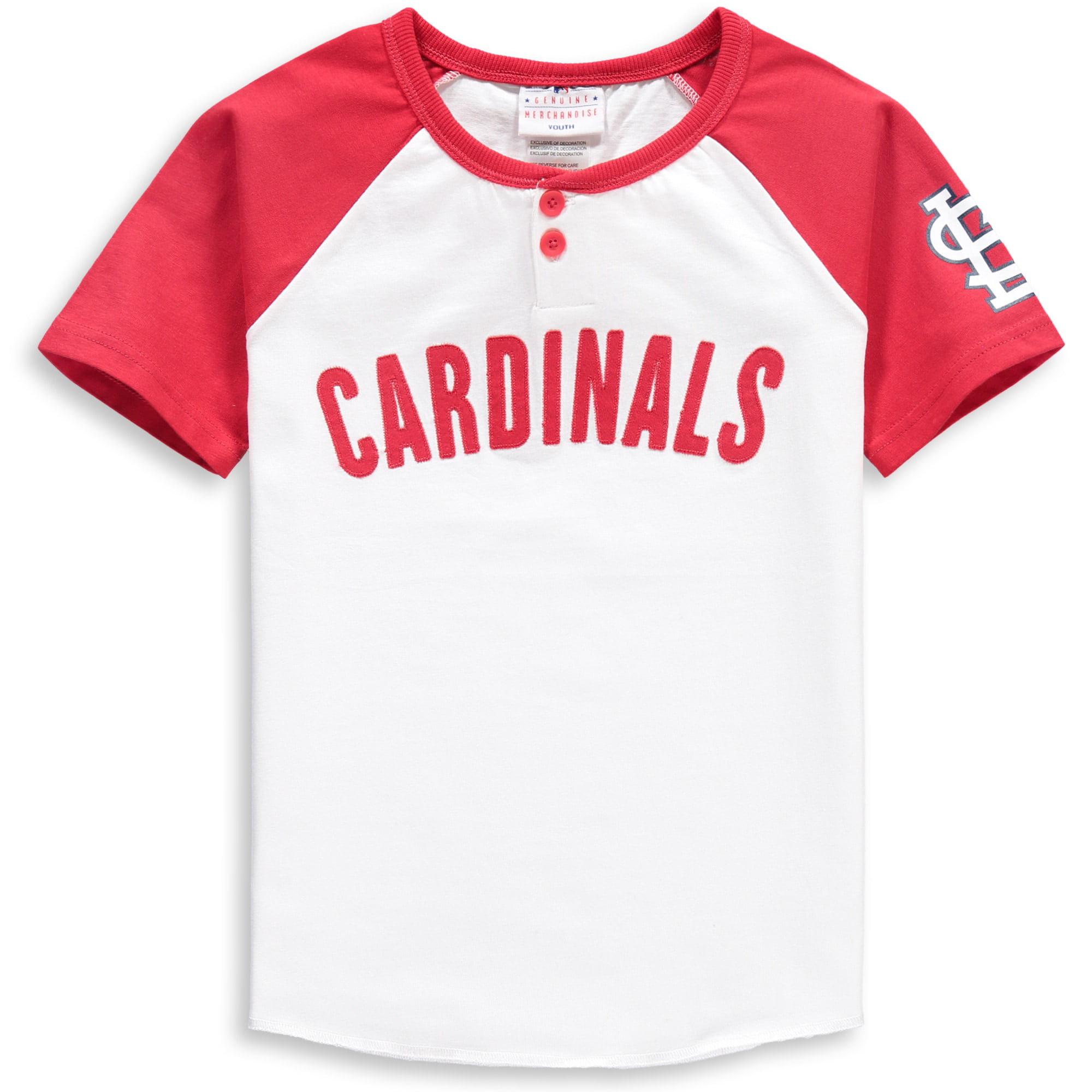 Outerstuff - St. Louis Cardinals Youth Game Day Jersey T-Shirt - White/Red - 0 ...