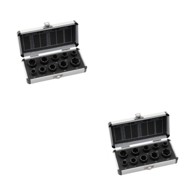 Riwesomey Extractor de bolas de extracción de tuercas para quitar tornillos 10X, multiusos, fácil de instalar, herramienta de extracción a Type1 NO1