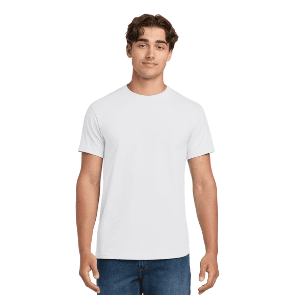 Gildan Hammer T-Shirt, Cotton Short Sleeve Shirt, Heavyweight Tee for Men, White, S