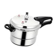 thumbnail image 1 of Elodie Aluminum Alloy High Pressure Steamer Pot Gas Induction Compatible Universal Versatile Rice Cooker for Camping 24cm, 1 of 8