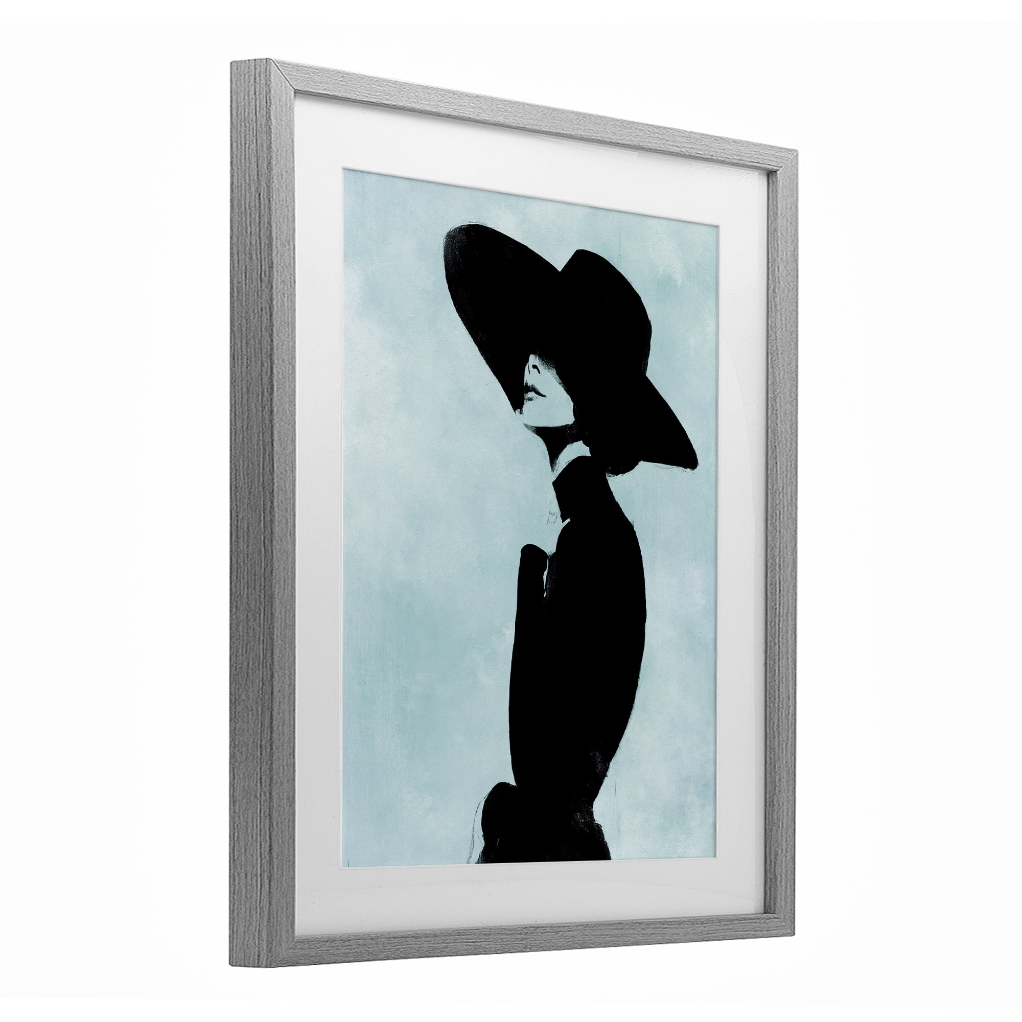 Stupell Industries Eclipse In Black Gray Framed Print Under Glass, design by Svetlana Aleynikova
