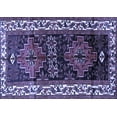 thumbnail image 1 of Ahgly Company Indoor Rectangle Persian Blue Traditional Area Rugs, 4' x 6', 1 of 4