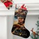 thumbnail image 2 of Black Adam Tema: Calcetines de Navidad, fino lino blanco para colgar en escaleras y chimenea, decoración navideña para el hogar, regalo de Navidad.54cm×38cm, 2 of 5