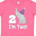 thumbnail image 4 of Inktastic Happy 2nd Birthday Zoo Elephant Boys or Girls Toddler T-Shirt, 4 of 5