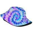 thumbnail image 4 of Tie-Dye Bucket Hats for Woman Packable Summer Sun Hat Beach Caps For Fisherman Outdoor Travel Hiking, 4 of 4