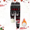 thumbnail image 2 of Women's Christmas Velvet Warm Casual Fashion Family Couple Pants, 2 of 2