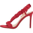 thumbnail image 7 of Jessica Simpson Jessin Red Muse Open Toe Flower Strap High Heel Dress Sandals (Red Muse, 8), 7 of 7