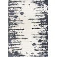 thumbnail image 2 of Abani Nuevo Collection Area Rug Mid Century Modern Bedroom Living Room Decor Floor Rug 6 x 9 Cream Charcoal, 2 of 9