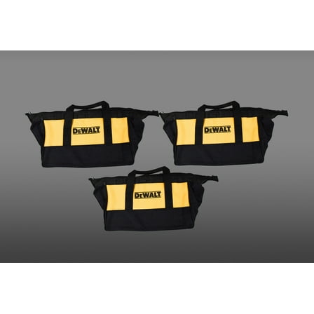 DeWalt BagDewalt11Yellow 11" Yellow & Black Tool Bag Tools/Small Kits 3 Pack