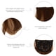 thumbnail image 2 of BRIGHTFUFU Clip in Bangs Bangs Fake Hair Cabello Bangs Extensions Accesorios para el cabello para mujeres, 2 of 7