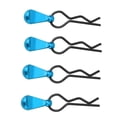 thumbnail image 2 of RC Voiture R Clips, Installation Facile Durable en Acier Inoxydable Noir RC Clip Pin R Forme avec Poignée en Alliage d'Aluminium pour Voitures 1/10 RC pour Voitures 1/8 RC Rouge, Bleu, Noir, 2 of 8