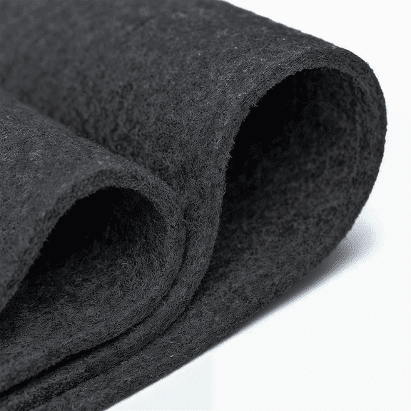 FabricLA Charcoal Acrylic Felt Fabric - 3.2mm Thick, 60" Wide - Soft, Non-Stiff Craft Felt by The Yard - Ideal for Sewing, DIY Projects, Crafts & Padding - Half Yard