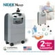 thumbnail image 1 of Concentrador de Oxígeno Nuvo 5 Litros Doble Vaso + 2 Canúlas + Nebulizador BE-RICH Nidek R-C5202V2CIN, 1 of 8