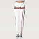 thumbnail image 1 of MKLEKYY Leggings deportivos para mujer, mallas con estampado de béisbol a la moda para mujer, mallas deportivas de control para yoga, mallas de cintura alta para mujer, 1 of 4