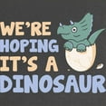 thumbnail image 2 of CafePress - We're Hoping It's A Dinosaur Maternity Dark T Shir - Maternity Dark T-Shirt, 2 of 3
