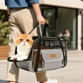 thumbnail image 5 of Animal de Compagnie Portable pour Chats et Chiens avec Fenêtre en Maille et Rembourrage Confortable pour un Voyage Sécuritaire, 5 of 5