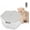 White, variant on Automatic Water Drop Cat Teaser Toy, Remote Control Drip Cat Toy for Indoor Cats, Rechargeable 400mL Interactive Cat Water Toys with Quiet Pump (White,Rechargeable)
