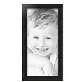 thumbnail image 2 of ArtToFrames 10" x 21" Distressed Black Picture Frame, 10x21 inch Black Wood Poster Frame (WOM-4592), 5 Pack, 2 of 7