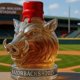 thumbnail image 1 of Wild Boar Whiskey Bottle, 3D Wild Boar Whiskey Wine Bottles Figurine, Art Statue, Animal Wine Decanters, Creative Animal Glass Decanter, Novelty Glass Whiskey Decanter Ornaments for Vodka Whiskey (A), 1 of 4