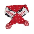 thumbnail image 1 of bufanda para gatos,Bufanda navideña para perros y gatos de Papá Noel,lindo regalo decorativo,Fiesta navideña,bufanda roja tejida para perros y mascotas,Bufanda roja para perros y gatos, 1 of 8