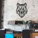 thumbnail image 5 of Adornos Modernos Odun Arts Decorativos MDF Negro Lobo, 5 of 5