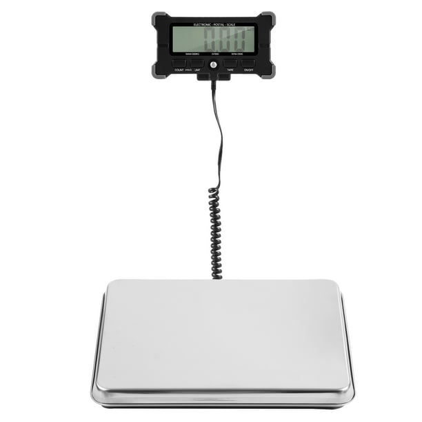 Báscula postal electrónica de 661 libras, 50 g, precisión integrada, acero inoxidable