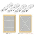 Protoiya 4pcs Bed Sheet Straps Adjustable Fitted Sheet Clips Nonslip Bed Sheet Fastener