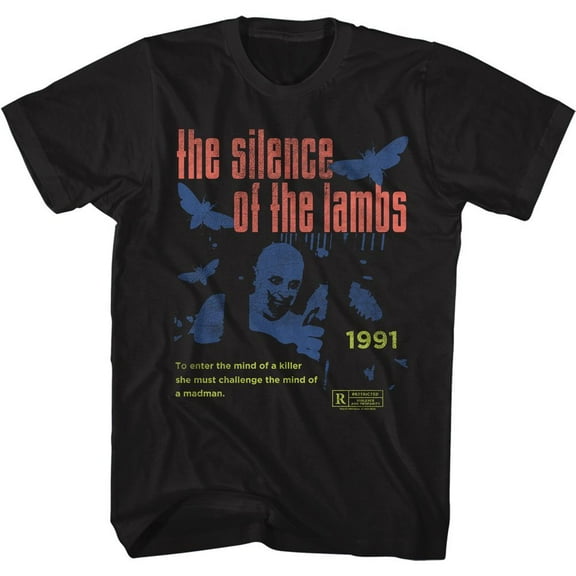 Silence of the Lambs Mind Of A Madman Black T-Shirt