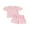 Pink, variant on Bagilaanoe 2pcs Toddler Baby Girl Shorts Set Embroidery Short Sleeve T Shirt Tops + Shorts 6M 12M 18M 24M 3T 4T Kids Casual Summer Clothes