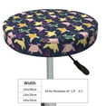 thumbnail image 4 of KLL Turtle Round Bar Chair Cushion Cover 13 inch ,Bar Stool Protector with Elastic, Soft Washable, 4 of 6