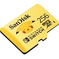 thumbnail image 1 of Memoria Sandisk Micro Sd 256gb Pokémon Nintendo Switch, 1 of 3