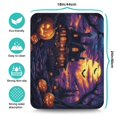 thumbnail image 5 of Halloween Horror Orange Pumpkin Spooky Castle Dish Drying Mat Coffee Bar Mat Non Slip Foldable Washable 18x24 Inch Inch Dry Pad for Coffee Tableware Sink Countertop, 5 of 7