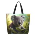 thumbnail image 1 of Disketp Daisy Koala Bolsa Tote Estampada para Mujer, Bolso de Hombro y de Mano para Compras y Viajes, 1 of 8