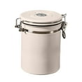 thumbnail image 2 of JMYHOAM Kitchen Gadgets Coffee Pea Storage Jar Coffee Powder Milk Powder Airtight Jar Storage Organiser Pea Storage Jar Vacuum one Way Venting Home and Kitchen on Clearance, 2 of 6