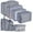 Gray, variant on DISEN Packing Cubes for Travel, 8Pcs Travel Cubes Set Foldable Suitcase Organizer Lightweight Luggage Storage Bag, Pink
