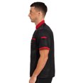 thumbnail image 3 of IEFIEL Mens Short Sleeve Chef Coat Double-Breasted Bakery Hotel Jacket Uniform Shirt Black 3XL, 3 of 7