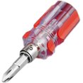 thumbnail image 3 of CONSTR Phillips Screwdriver - 2 in 1 Interchangeable Bidirectional Cross Flat Head Screwdriver DIY Repair Tool Red, 3 of 5