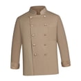 thumbnail image 1 of Uniforme De Chef Para Hombre, Chaqueta De Chef Transpirable Para Catering, Restaurante, Cocina XL Sunnimix Chaquetas de cocinero, 1 of 8