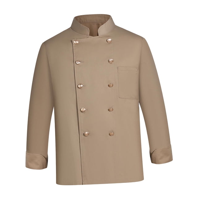 Uniforme De Chef Para Hombre, Chaqueta De Chef Transpirable Para Catering, Restaurante, Cocina XL Sunnimix Chaquetas de cocinero
