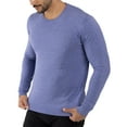 thumbnail image 5 of X RAY JEANS Mens Basic Crewneck Sweater Pullover, Heather Blue, S, 5 of 10