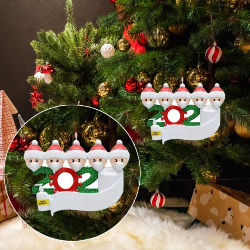 Christmas Tree Hanging Ornament 2020 Quarantine Family Xmas Lockdown Decoration 