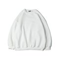 thumbnail image 2 of ZCFZJW Lightweight Comfy Athletic Sweatshirts for Men Regular Fit Casual Long Sleeve Crew Neck Basic Workout Pullover Tops Loose Fit Soft Cotton T-Shirts White XXXXXL, 2 of 4