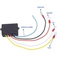 thumbnail image 4 of Kit de interruptor de Control remoto de cabrestante inalámbrico, Kit de receptor remoto DC12V 24V con llavero remoto para puerta de garaje, camión, ATV, SUV, barco, 4 of 5